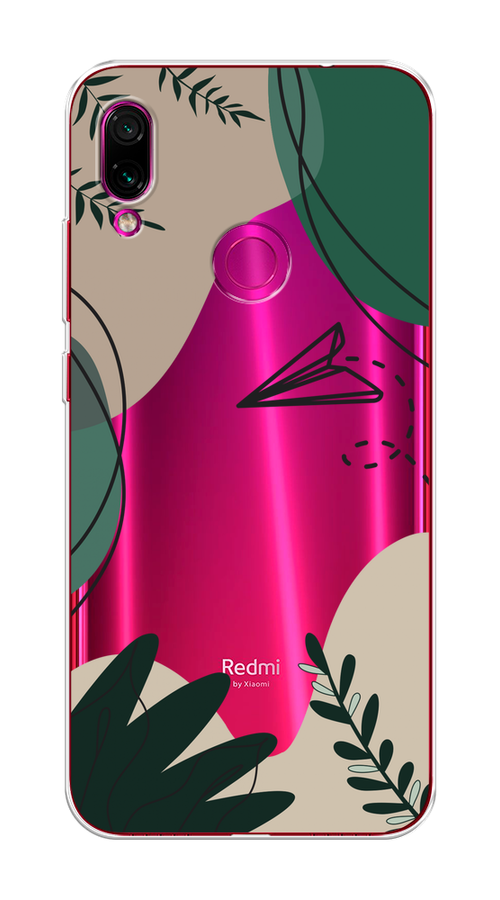 

Чехол на Xiaomi Redmi Note 7 "Secret Garden", Зеленый;бежевый;черный, 34750-1