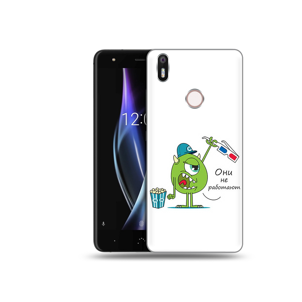 

Чехол MyPads Tocco для BQ Aquaris X Очки не работают, Прозрачный, Tocco