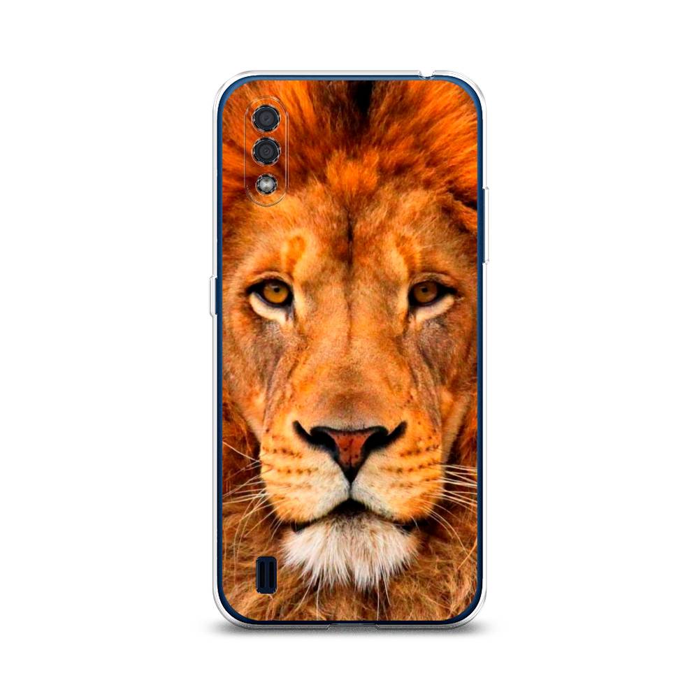 

Чехол на Samsung Galaxy M01 "Благородный лев", Оранжевый, 2101150-1