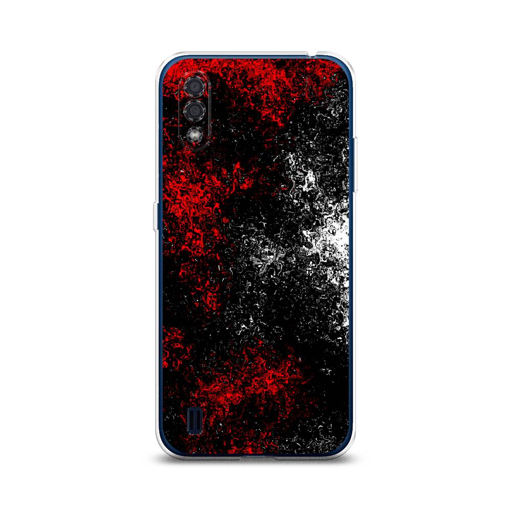 

Чехол на Samsung Galaxy M01 "Монотипия", Красный;черный;белый, 2101150-3
