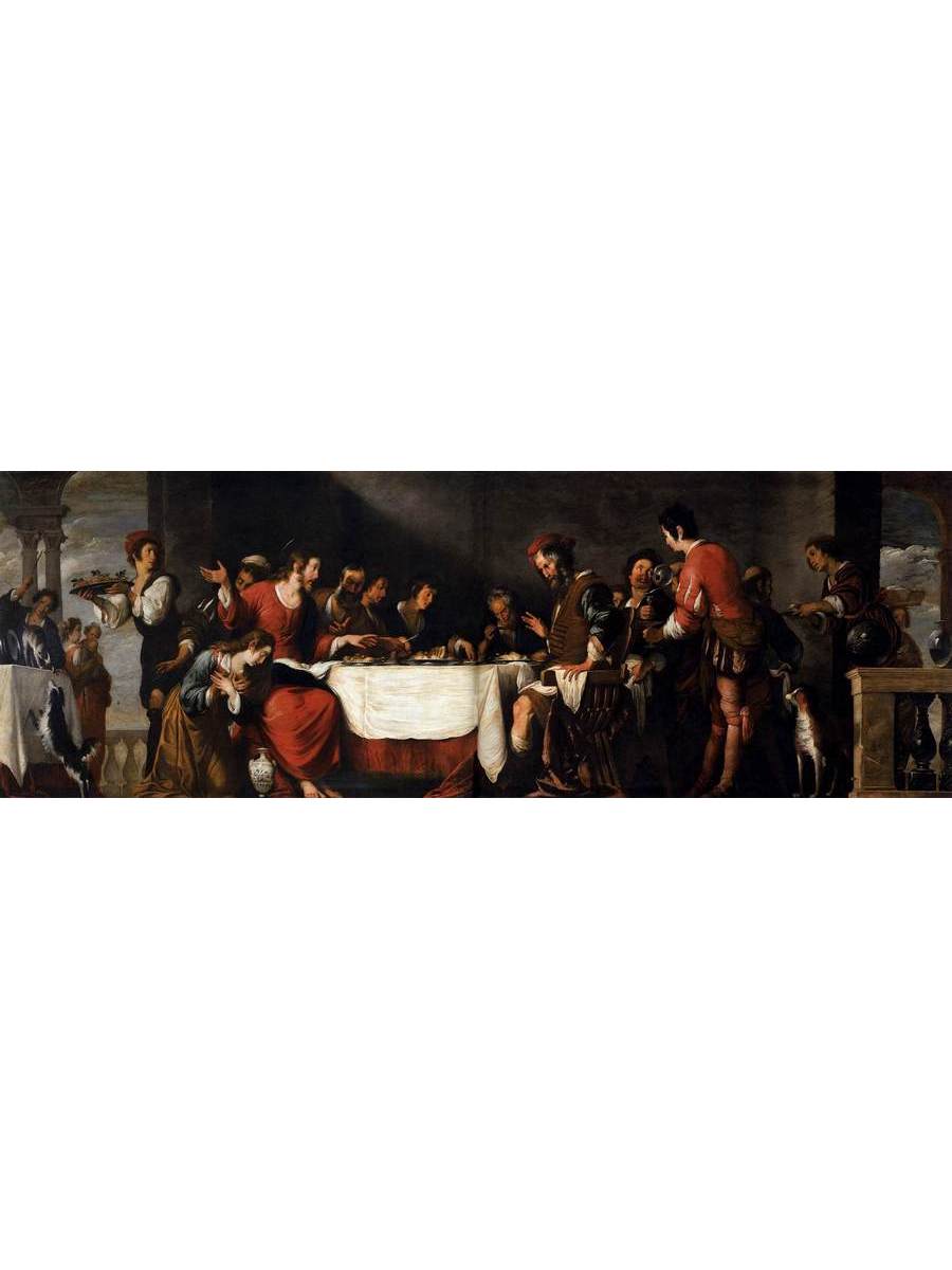 

Постер DRABS A2 Бернардо Строцци Banquet at the House of Simon