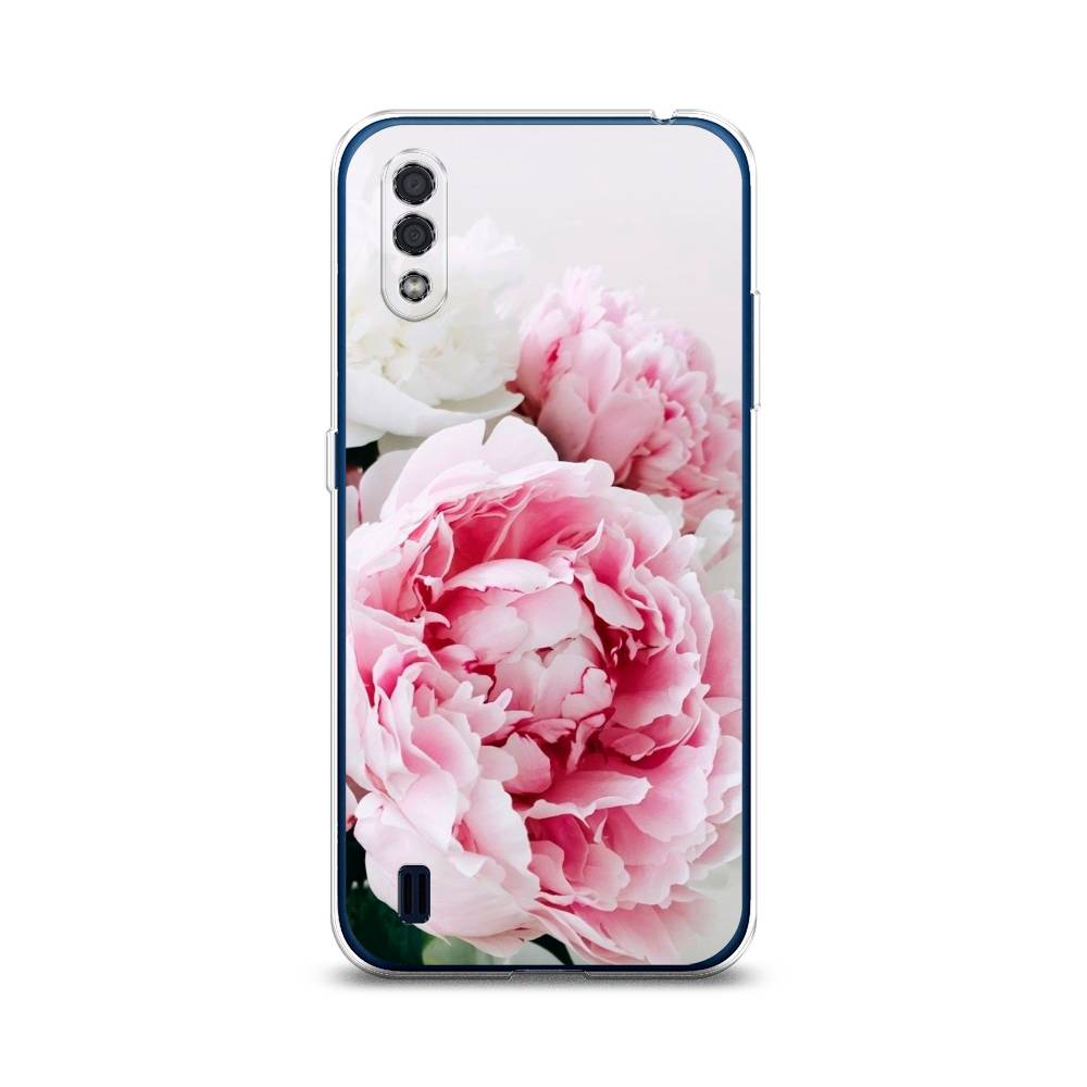 

Чехол на Samsung Galaxy M01 "Розовые и белые пионы", Розовый;белый, 2101150-2
