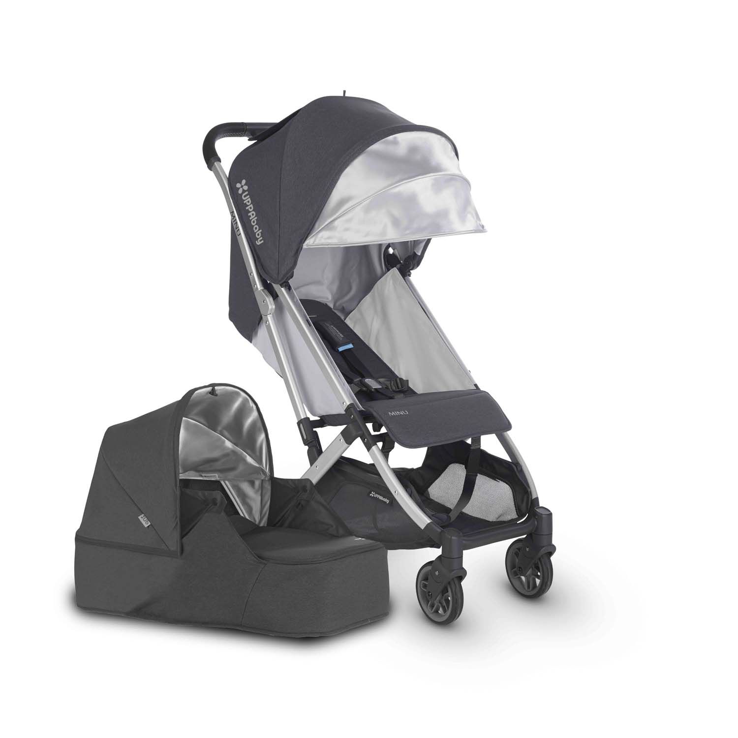 

Коляска 2 в 1 UPPAbaby Minu JORDAN графито-серый меланж, Minu