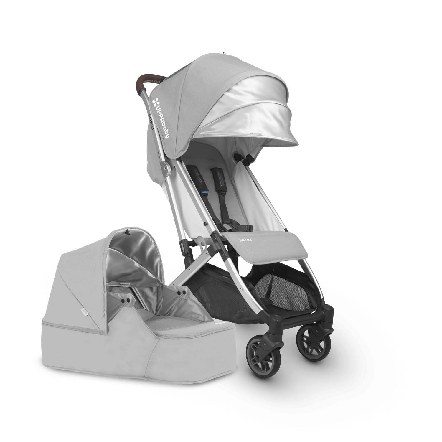 

Коляска 2 в 1 UPPAbaby Minu DEVIN серая, Minu