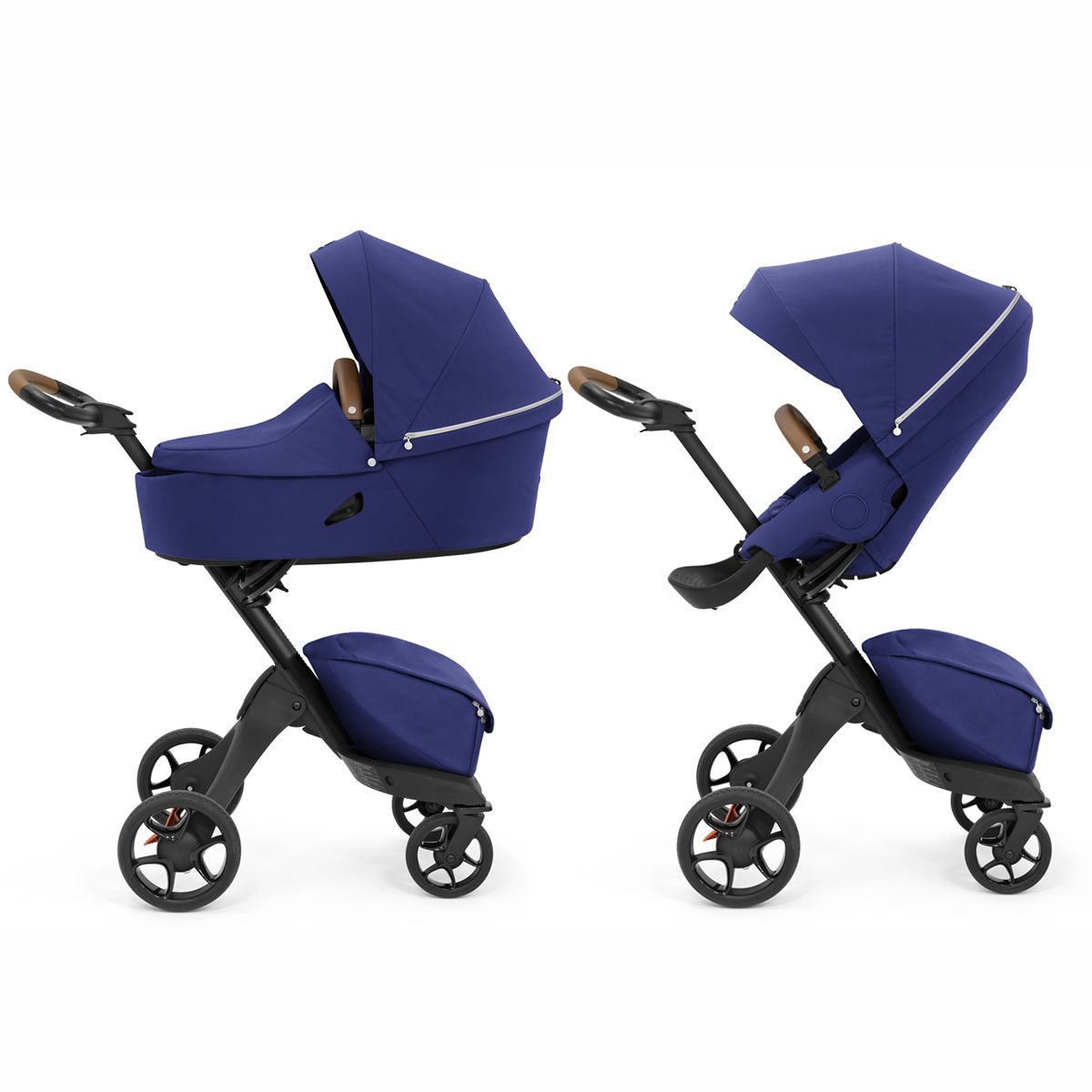 

Коляска 2 в 1 Stokke XPLORY X Black/Royal blue, XPLORY X