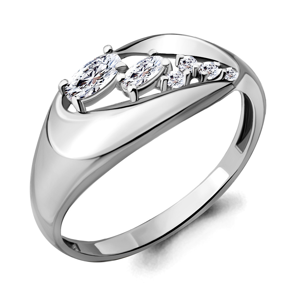

Кольцо из серебра с фианитом Aquamarine Aquamarine 64772А_925_р р. 18, 64772А_925_р