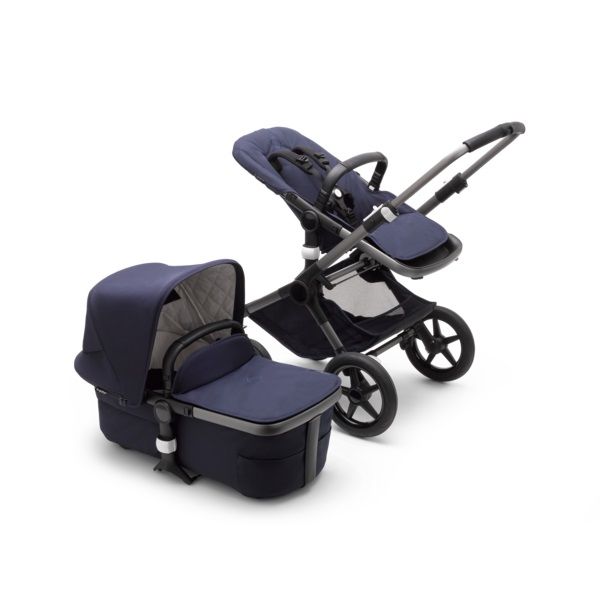 фото Коляска 2 в 1 bugaboo fox3 classic complete graphite/dark navy 2306010031