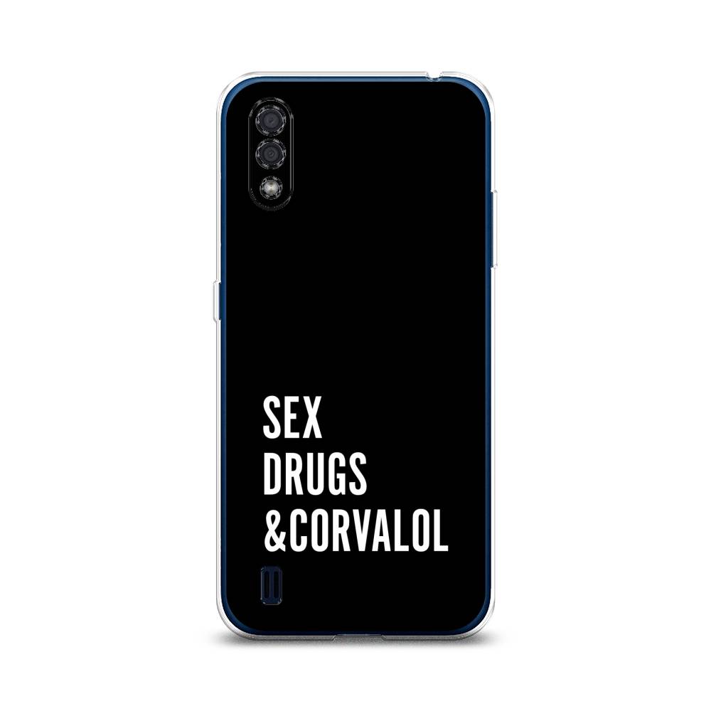 

Чехол на Samsung Galaxy M01 "Corvalol", Черный;серый;белый, 2101150-6
