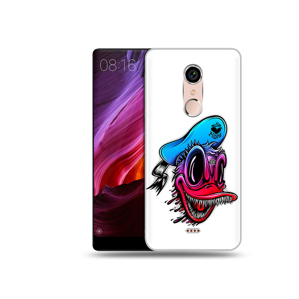 

Чехол MyPads Tocco для BQ 5050 Strike Дональд, Прозрачный, Tocco