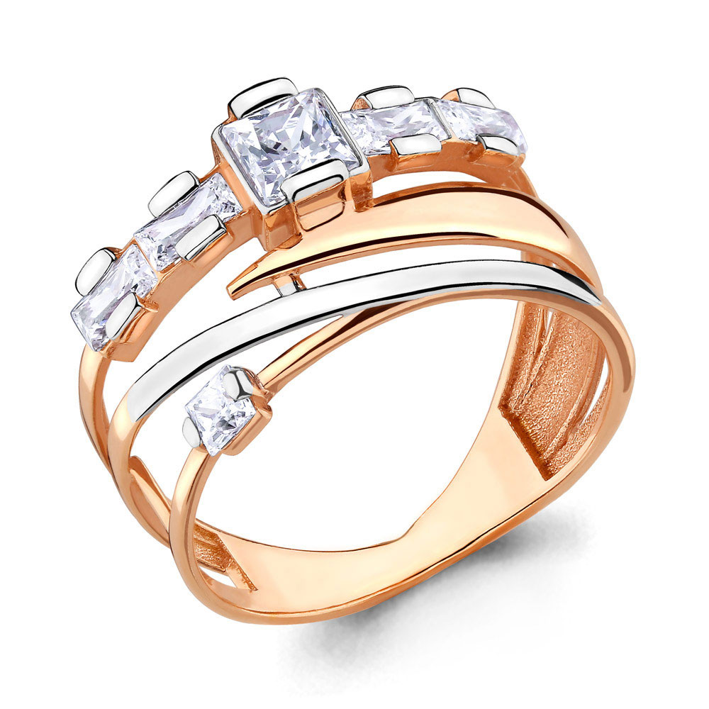 

Кольцо из серебра с фианитом Aquamarine Aquamarine 64721А_925_з р, 64721А_925_з