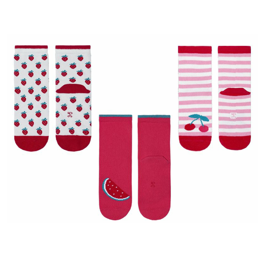 

Носки детские Palloncino ВЯ00041-20/д цв. красный;розовый;белый р. 16-18, ВЯ00041-20/д