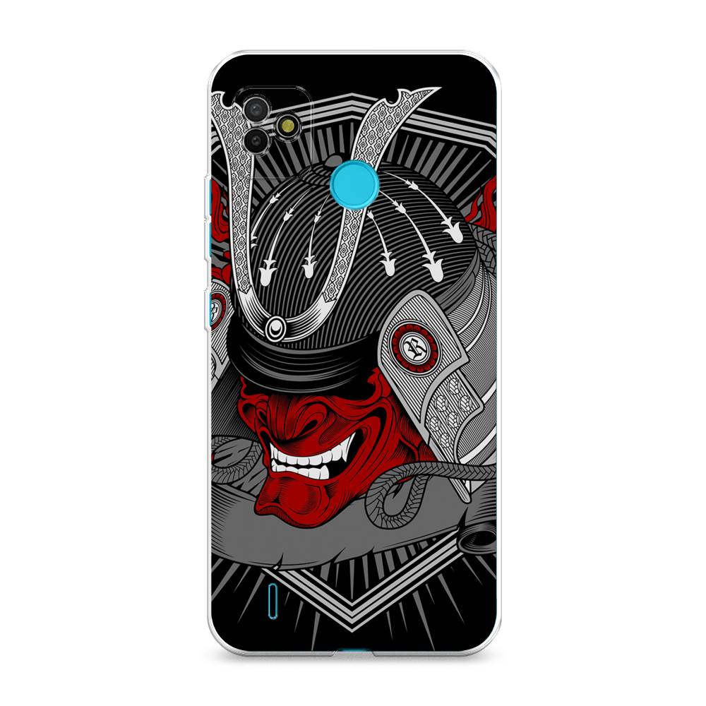 

Чехол на Tecno POP 5 "Красная маска самурая", Белый;красный;черный, 301150-4