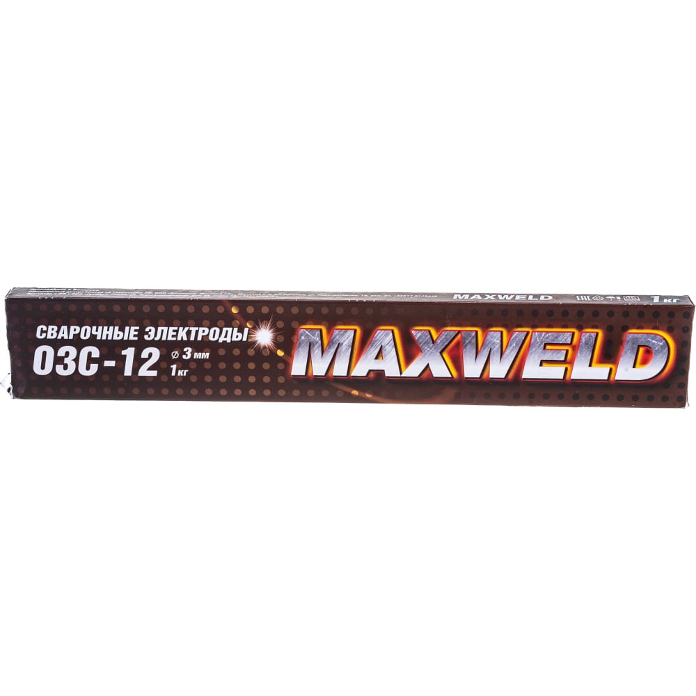 фото Электроды озс-12 (3 мм; 1 кг) maxweld ozs31