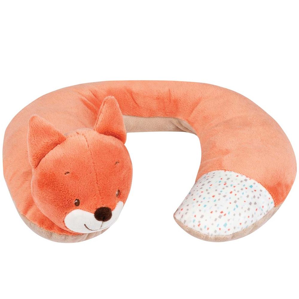 фото Игрушка мягкая nattou подголовник neck pillow funny & oscar лисёнок 296366