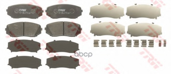 

Колодки Тормозные Mazda Cx-9,Cx-7 (07-) Передние (4Шт.) Trw Gdb3471