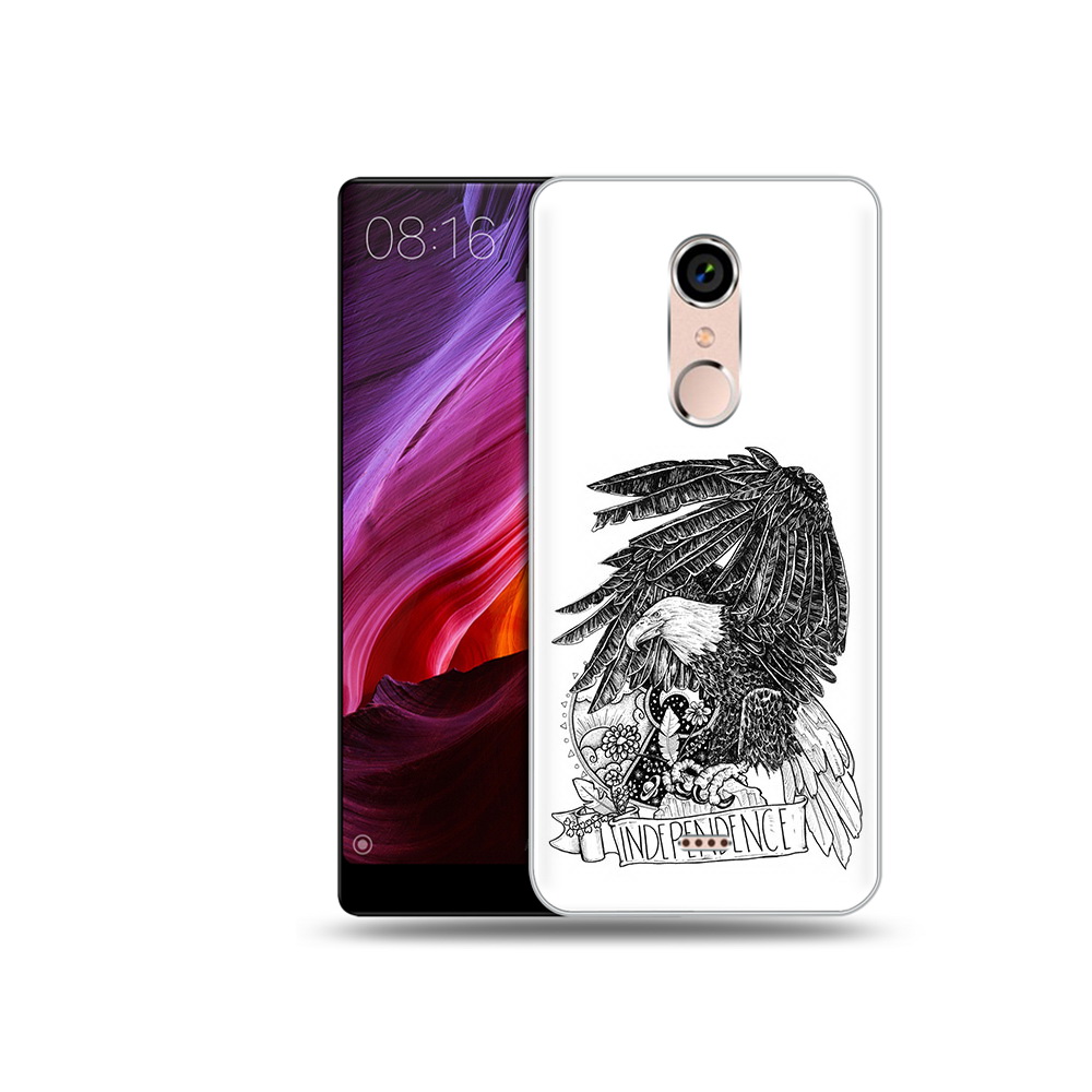 

Чехол MyPads Tocco для BQ 5050 Strike черно белый сокол, Прозрачный, Tocco