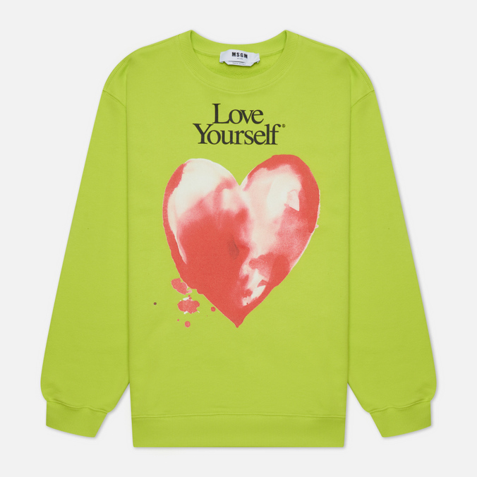 

Свитшот женский MSGM зеленый, 3241MDM169 227299 33
