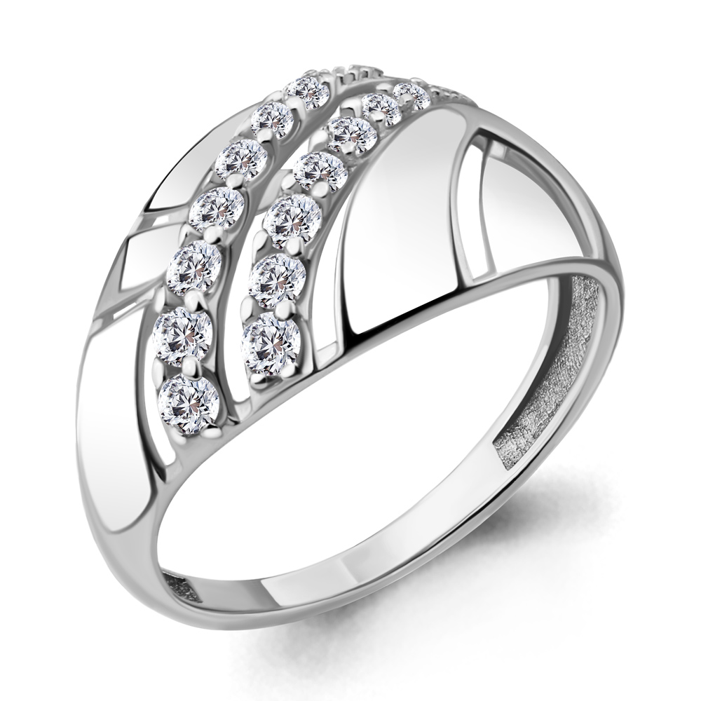 

Кольцо из серебра с фианитом Aquamarine Aquamarine 64688А_925_р р. 18,5, 64688А_925_р