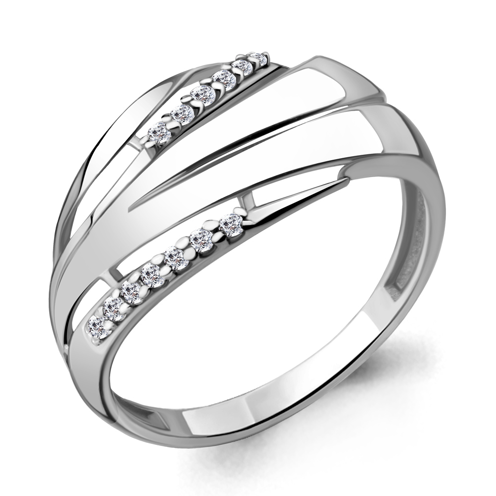 

Кольцо из серебра с фианитом Aquamarine Aquamarine 64687А_925_р р. 18,5, 64687А_925_р