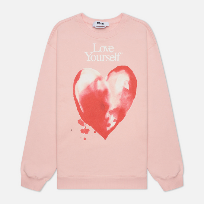 

Свитшот женский MSGM розовый, 3241MDM169 227299 11