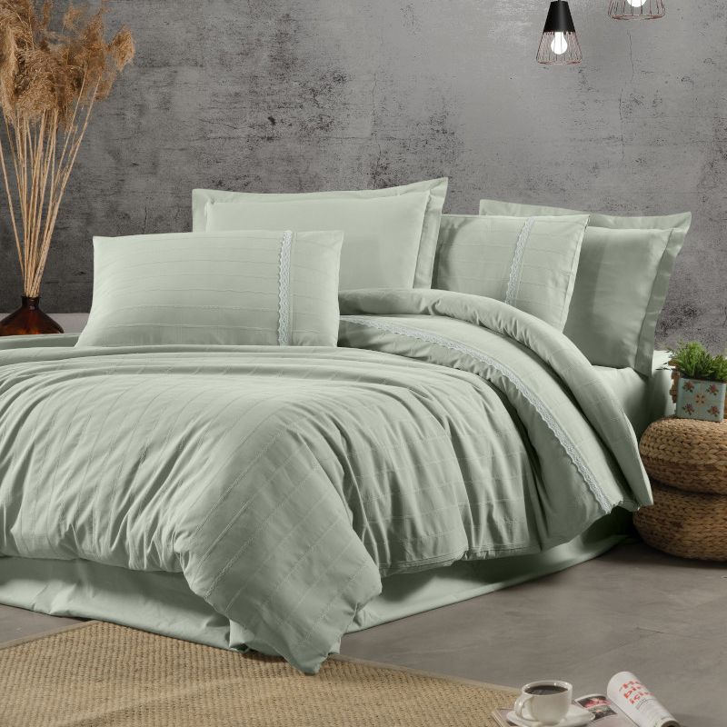 Постельное белье Arya Arya с эффектом Stone Washed 200x220 Minty