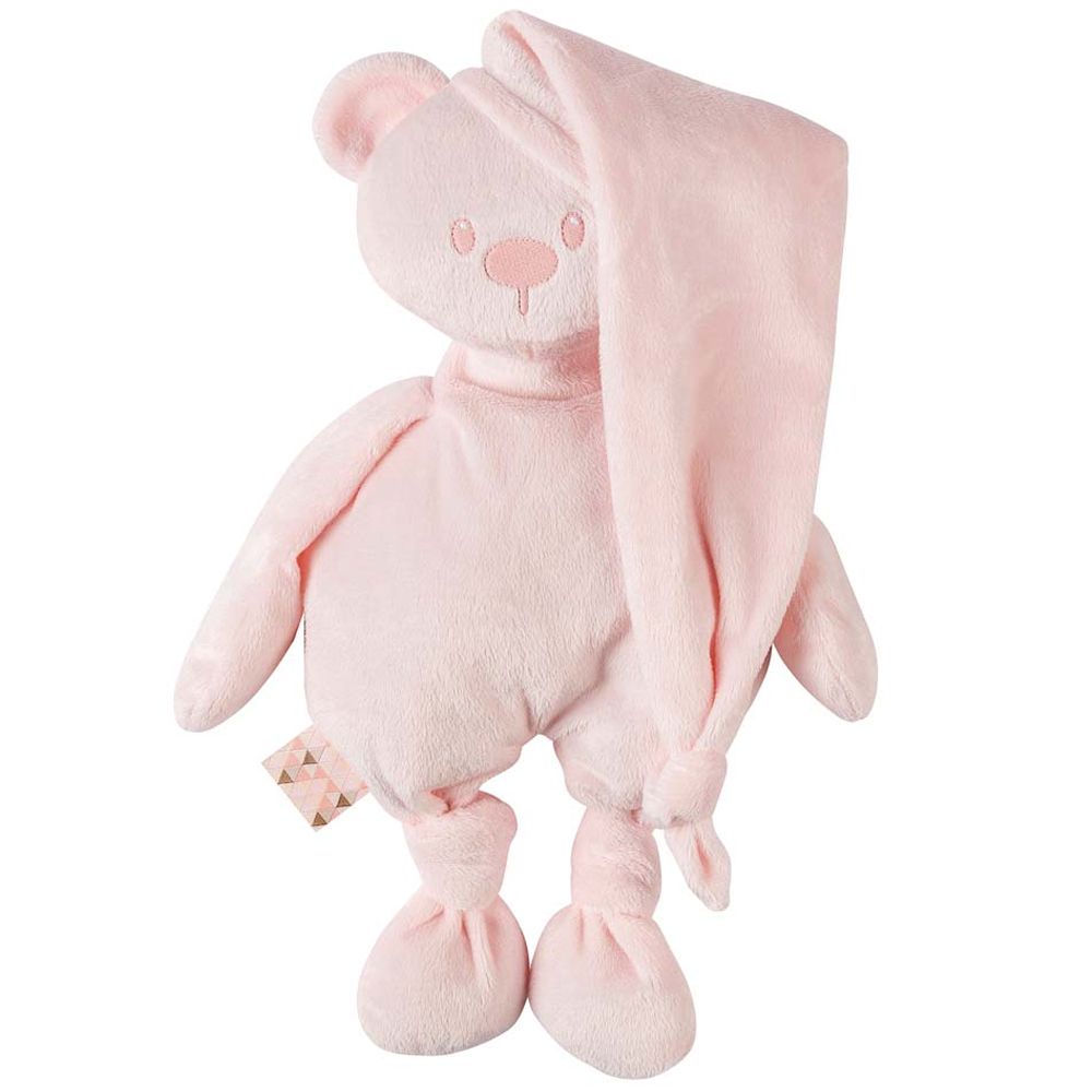 фото Игрушка мягкая nattou musical soft toy lapidou мишка light pink 877244