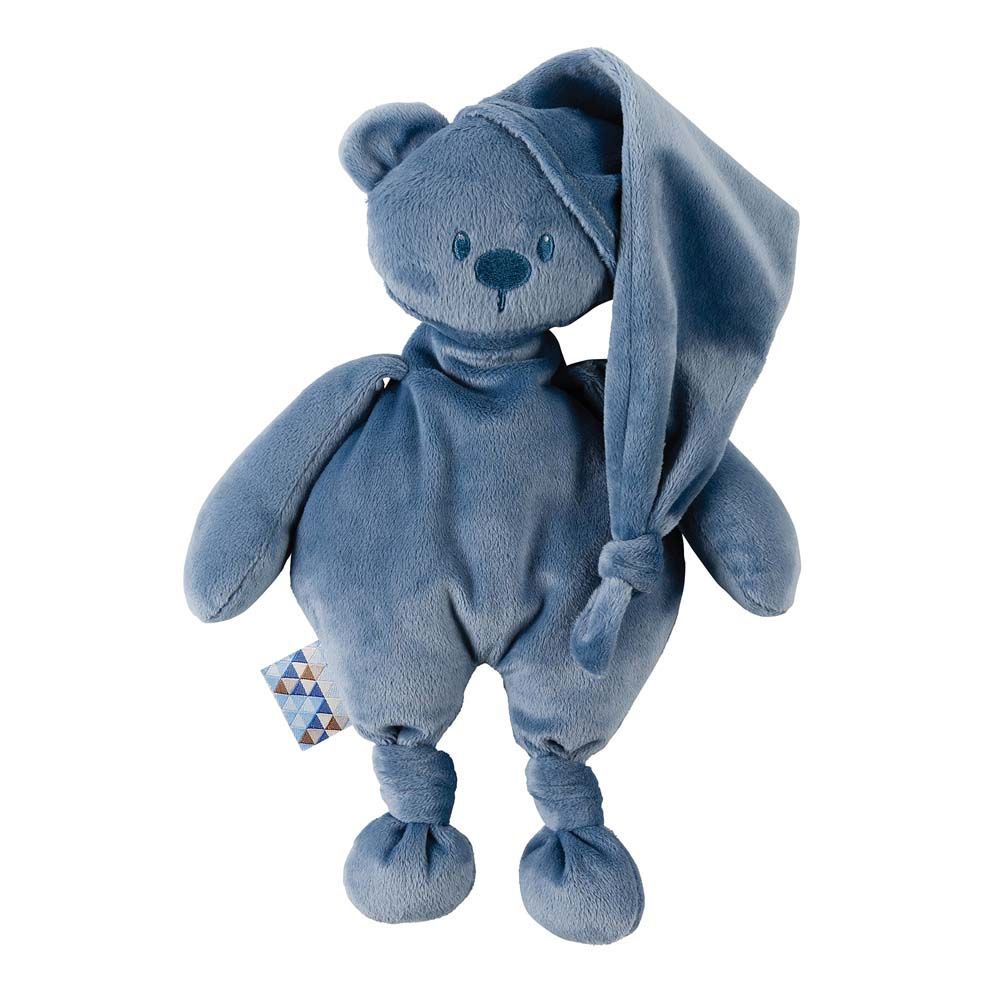 фото Игрушка мягкая nattou musical soft toy lapidou мишка infinity blue 877220