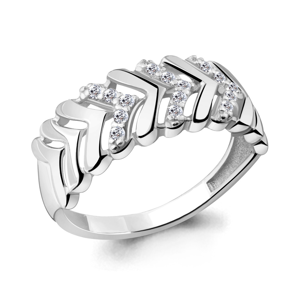 

Кольцо из серебра с фианитом Aquamarine Aquamarine 64619А_925_р р. 17, 64619А_925_р