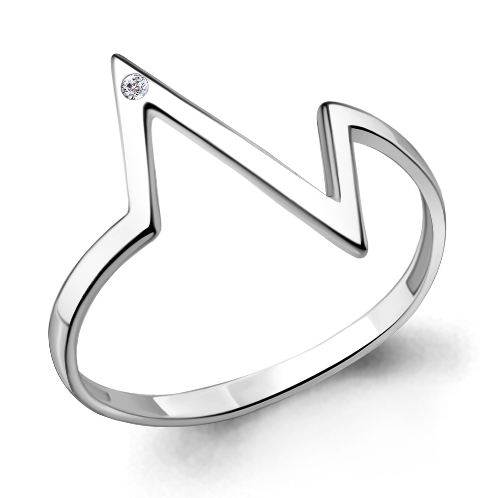

Кольцо из серебра с фианитом Aquamarine Aquamarine 64548А_925_р р. 18, 64548А_925_р
