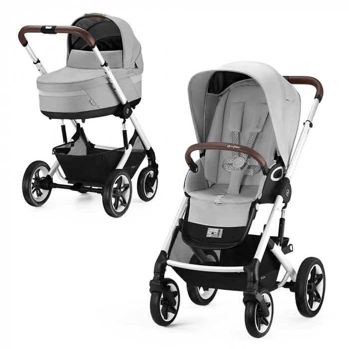 

Коляска 2в1 Cybex Talos S Lux SLV Lava Grey с дождевиком, Talos S Lux SLV