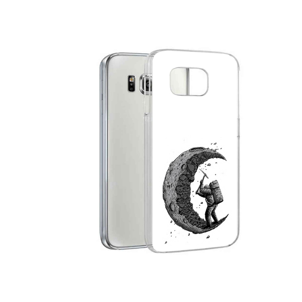 

Чехол MyPads Tocco для Samsung Galaxy S6 камненная луна (PT12300.506.384), Прозрачный, Tocco