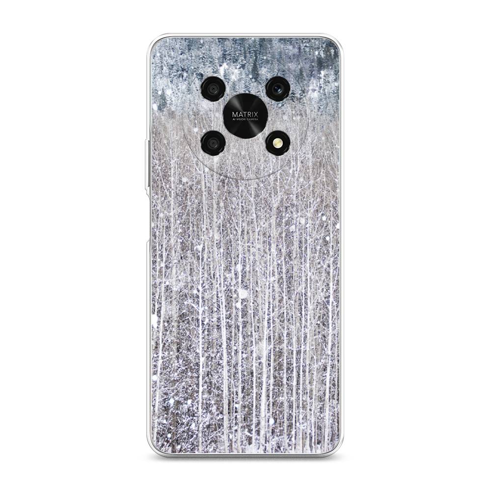 

Чехол для Honor X9 5G "Снежный лес", Бежевый;серый;белый, 6109750-5