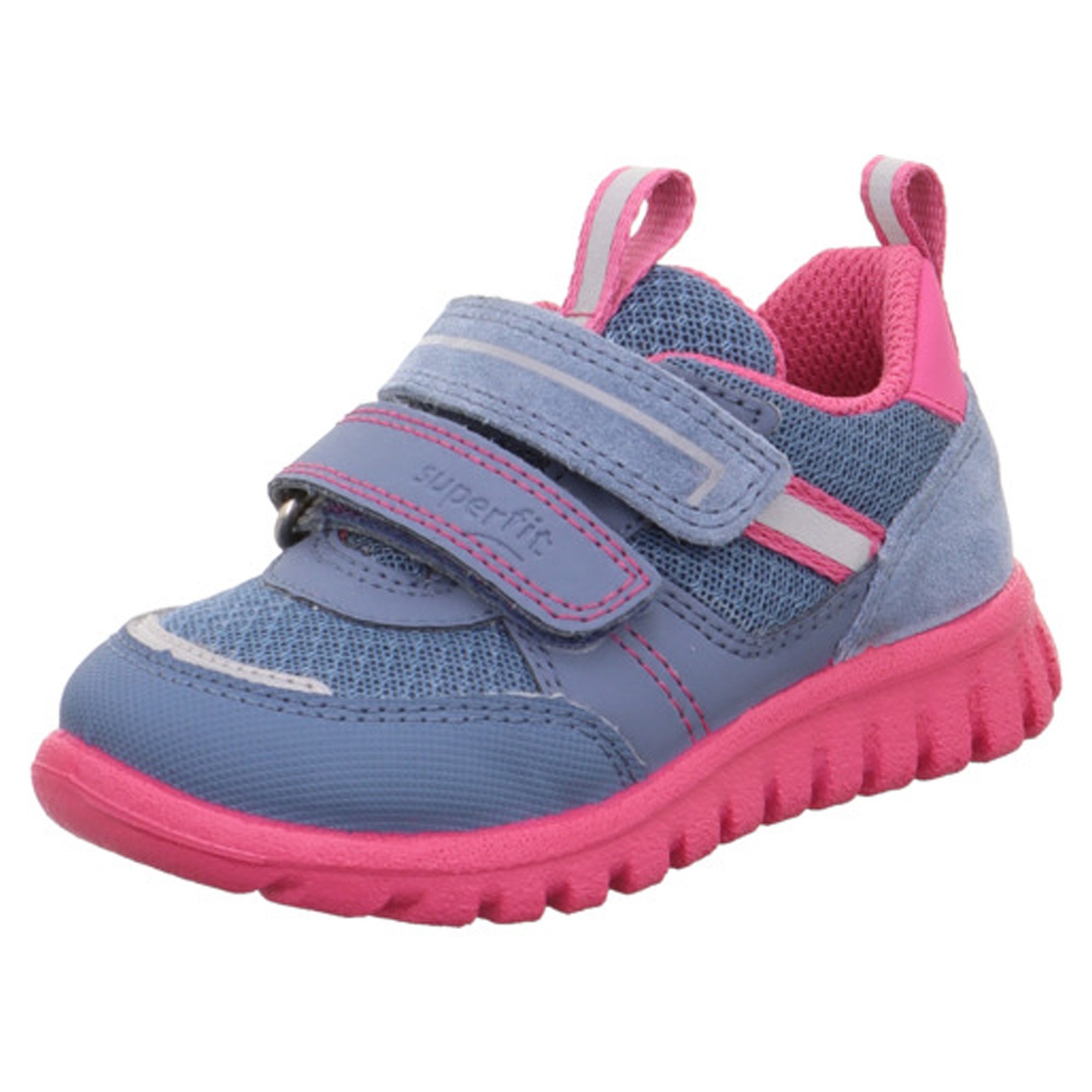Кроссовки Superfit для девочек, 1-006203-8020, размер 31, сине-розовые