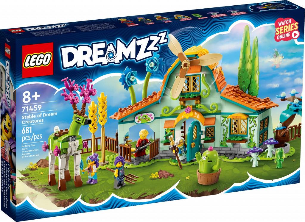 Конструктор LEGO DREAMZzz Стойло для существ из сновидений 71459 трактор с ветряной мельницей farmland