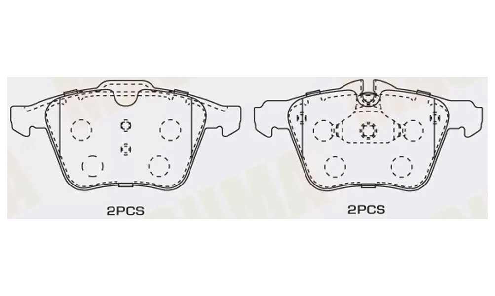 

Тормозные колодки дисковые FORD/VOLVO MASUMA MS-E0077, MSE0077