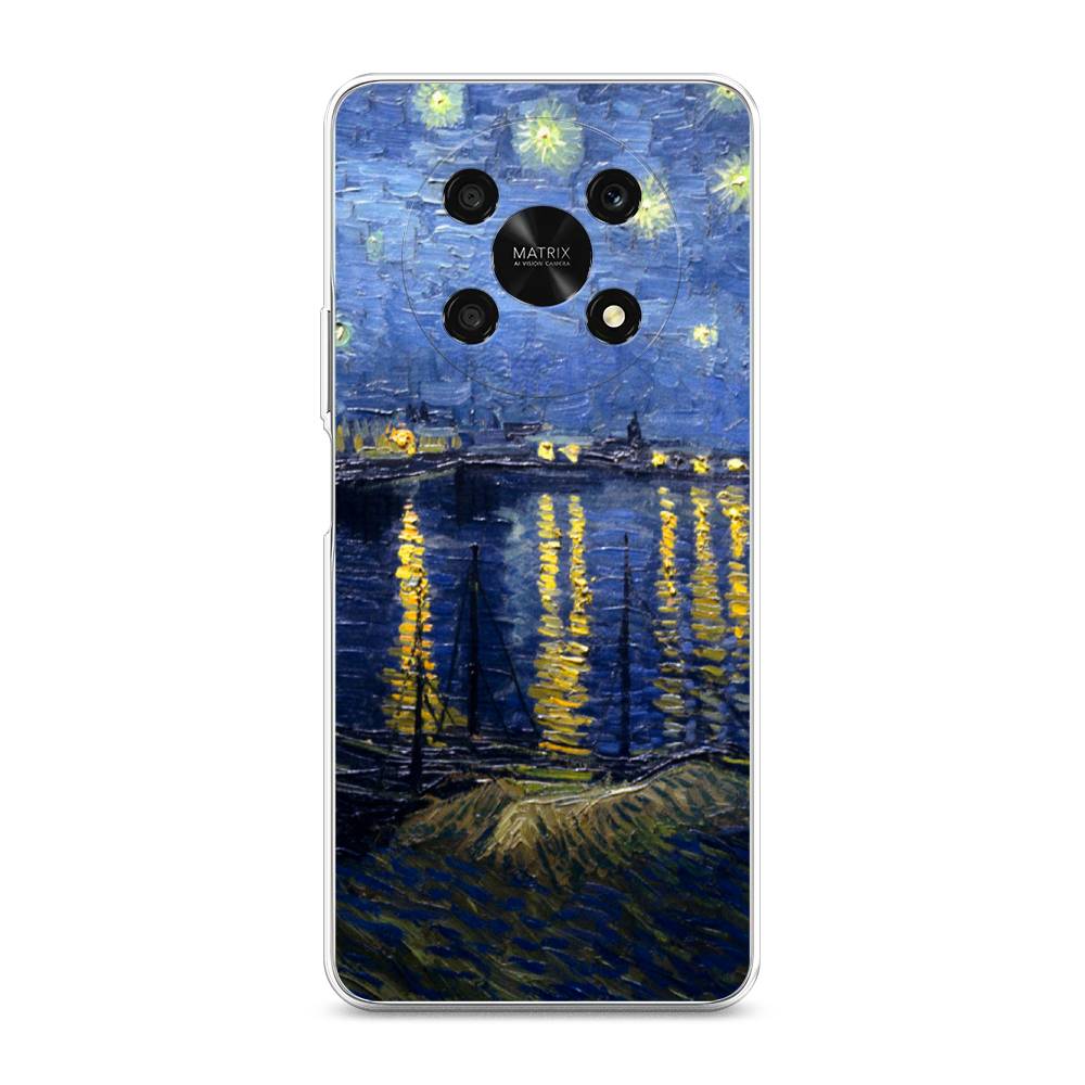 

Чехол для Honor X9 5G "Звездная ночь над Роной", Синий;желтый, 6109750-4