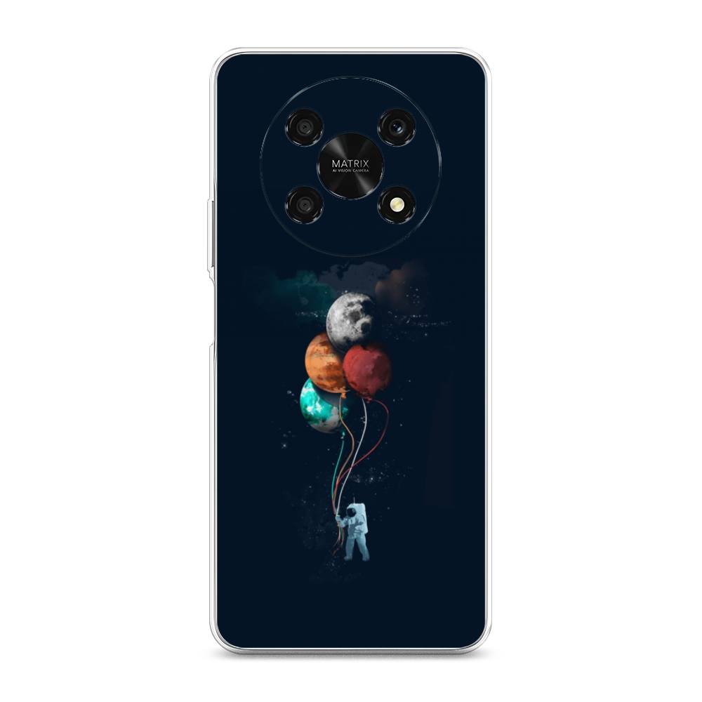 

Чехол для Honor X9 5G "Космонавт с шариками", Разноцветный, 6109750-4