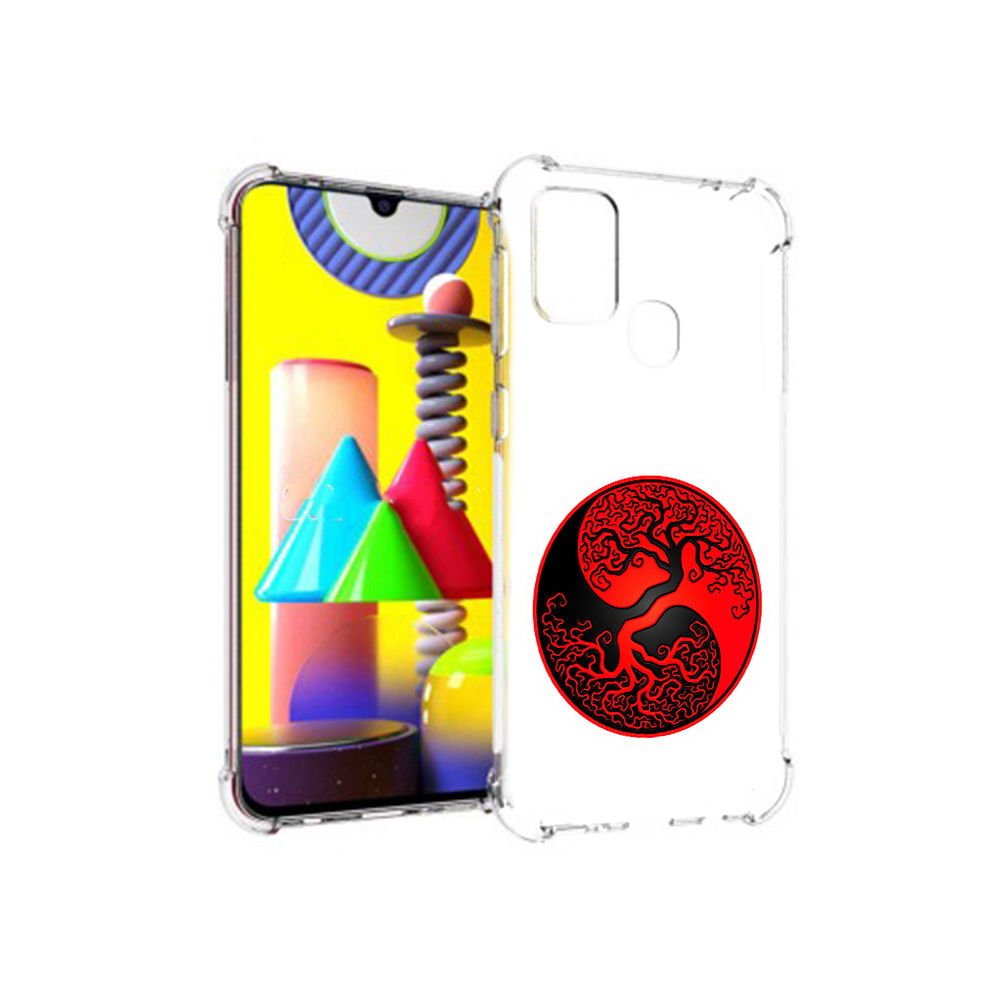 

Чехол MyPads Tocco для Samsung Galaxy M31 инь янь дерево (PT147019.488.379), Прозрачный, Tocco