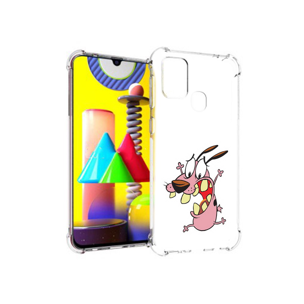 

Чехол MyPads Tocco для Samsung Galaxy M31 зубастый бобик (PT147019.488.371), Прозрачный, Tocco