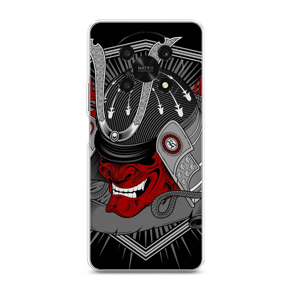 

Чехол для Honor X9 5G "Красная маска самурая", Белый;красный;черный, 6109750-4