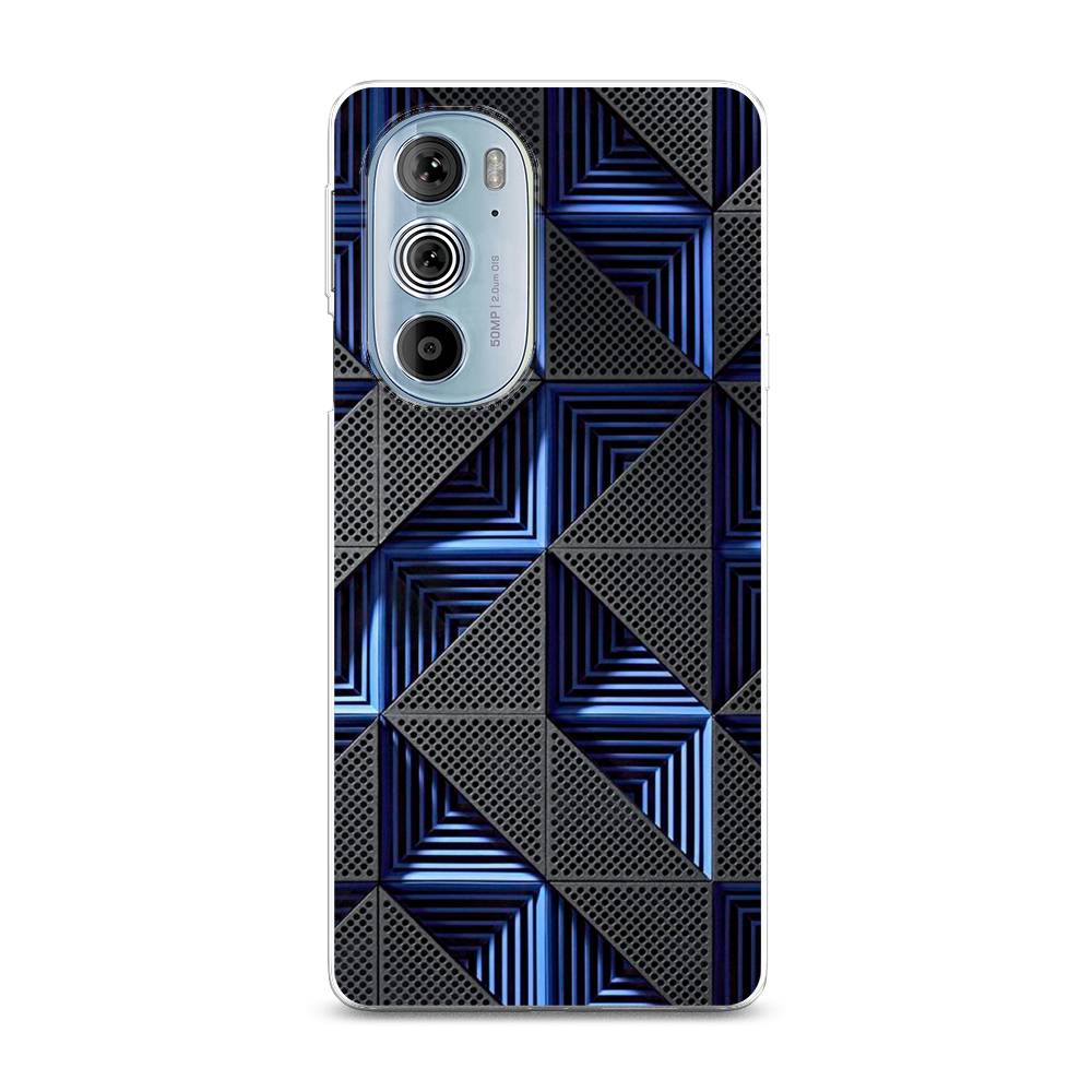 

Чехол на Motorola Edge 30 Pro "IBM", Серый;синий, 243350-3