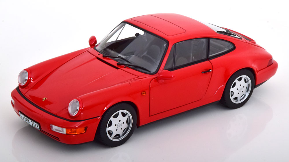 

Модель коллекционная NOREV Porsche 911 (964) carrera 2 coupe 1990 red