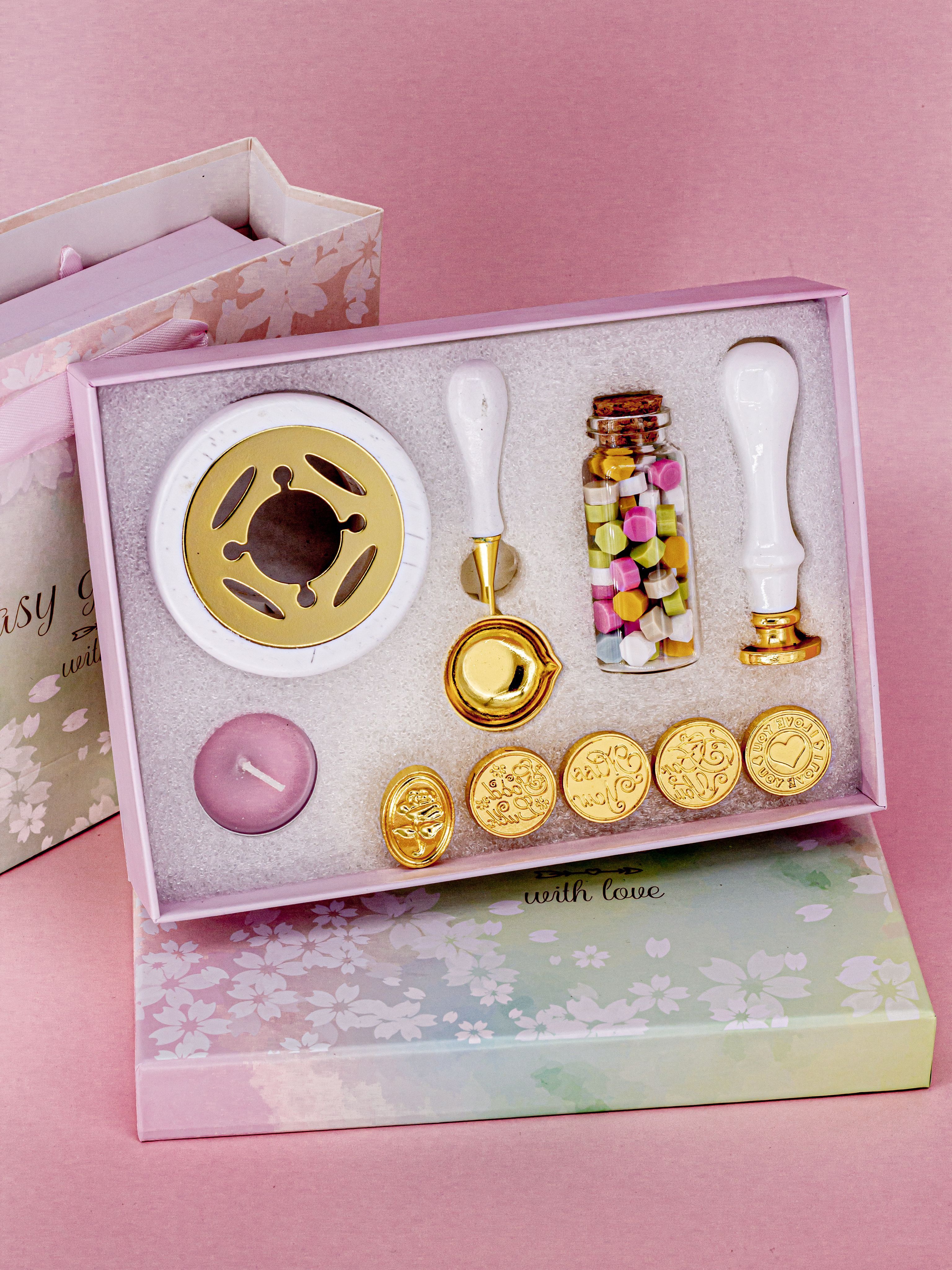 Подарочный набор для сургучной печати 601199 11 предметов