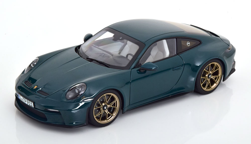 Модель коллекционная NOREV Porsche 911 (992 ii) GT3 touring 2021 dark green