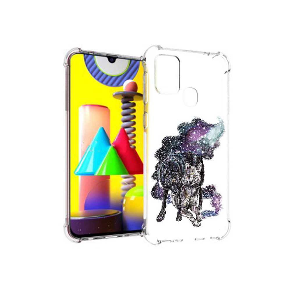 

Чехол MyPads Tocco для Samsung Galaxy M31 звездные волки (PT147019.488.352), Прозрачный, Tocco