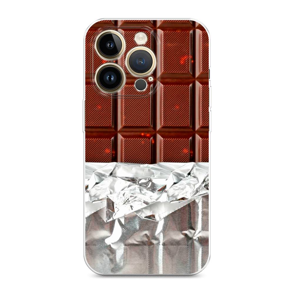 

Чехол на Apple iPhone 14 Pro Max "Шоколад в обертке", Коричневый, 15050-1