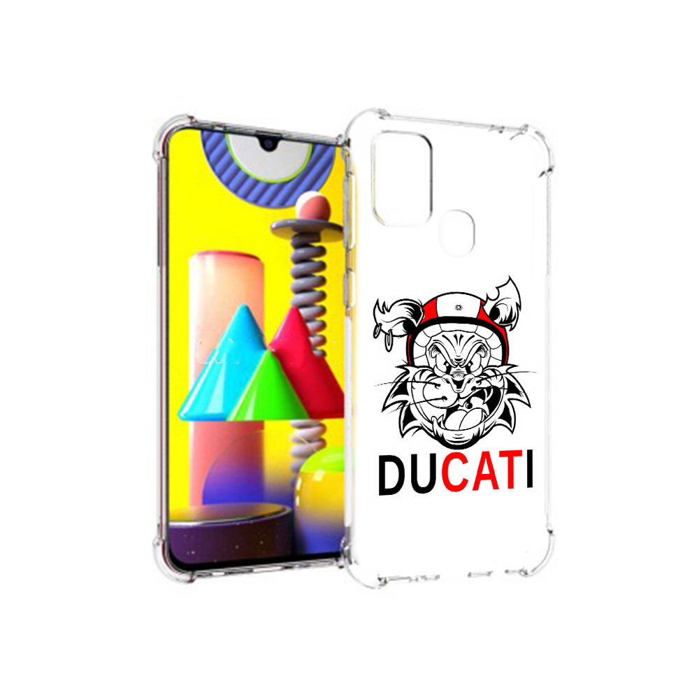 

Чехол MyPads Tocco для Samsung Galaxy M31 дукати (PT147019.488.339), Прозрачный, Tocco