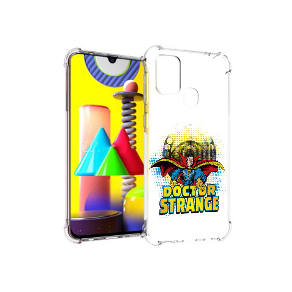 

Чехол MyPads Tocco для Samsung Galaxy M31 доктор стренж рисунок (PT147019.488.335), Прозрачный, Tocco