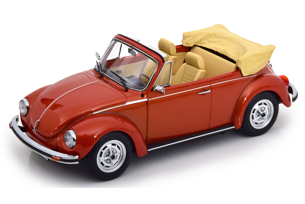 

Модель коллекционная NOREV Vw 1303 convertible 2 series 1976 brown metallic, Красный