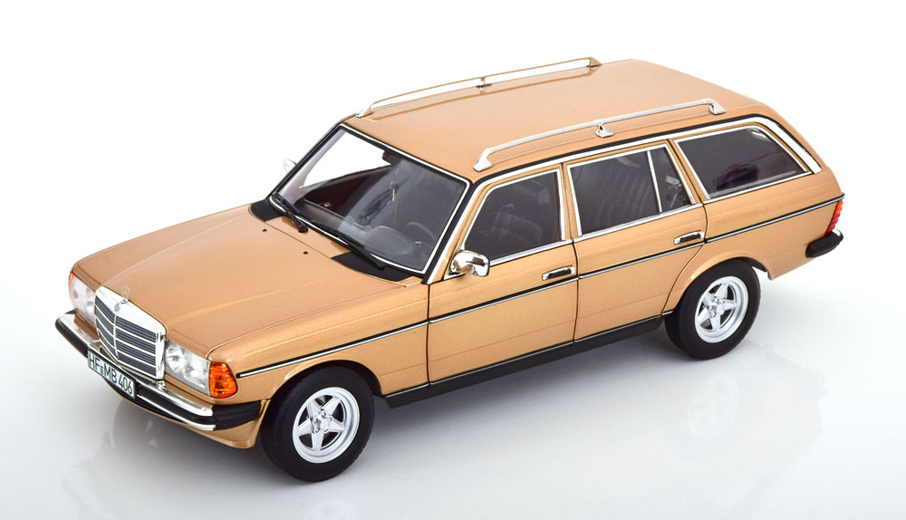 Модель коллекционная NOREV Mercedes 200 t-modell S123 amg 1982 golden